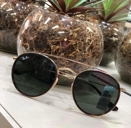 Ray-Ban Round Double Bridge 51mm Unisex  Sunglasses