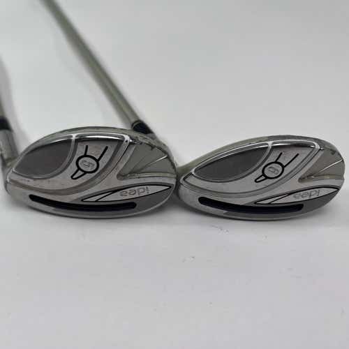 Adams Idea Womens 2014 5 & 6 Hybrid Set 25*  | 28* Idea Womens Ultralite 50g RH