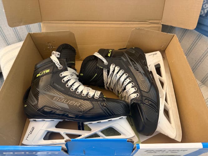 Bauer Elite Hockey Goalie Skates Size 6 Fit 2