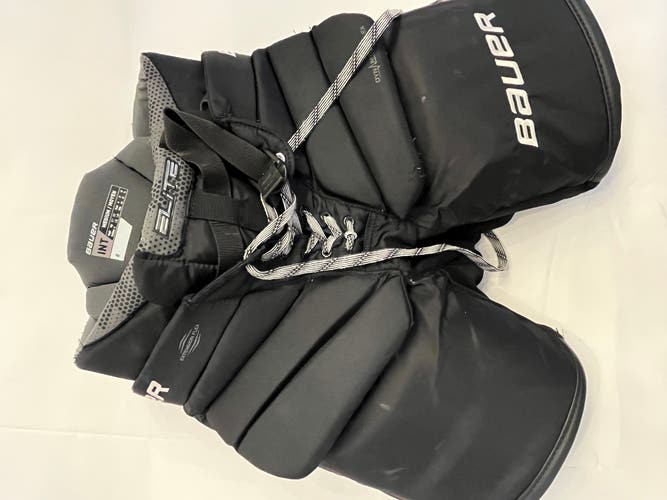 Intermediate Medium Bauer Elite Hockey Goalie Pants (Used)