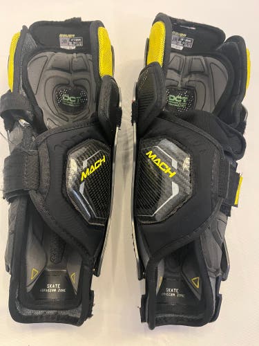 Junior Bauer Supreme Mach 12" Shin Pads (Used)