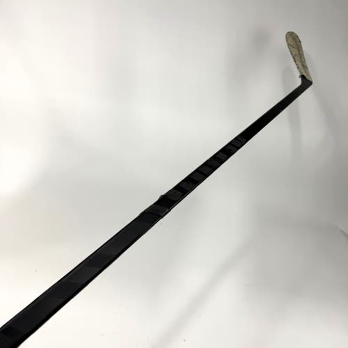 Used Left All Black Hockey Stick | Unknown Flex Custom Curve Non Grip Matte Finish | J573