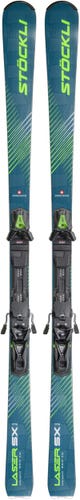 157 cm Stockli Laser SX Skis With Bindings Max Din 12 (New)