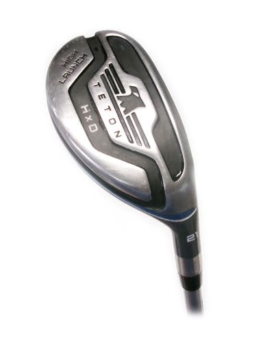 Teton HxD High Launch 21* Hybrid/Rescue Driver Graphite Stiff Flex