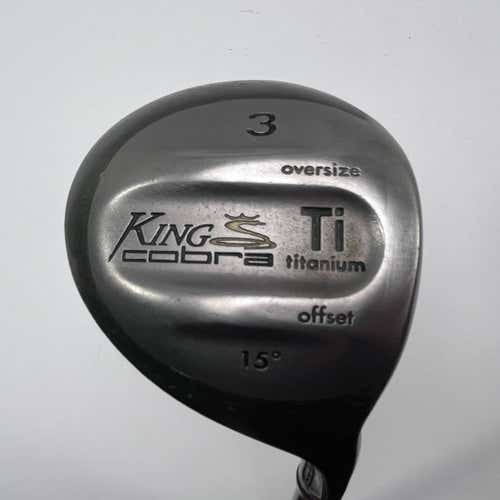 Cobra King Cobra Titanium Offset 3 Fairway Wood 15* Ti Shaft Stiff RH