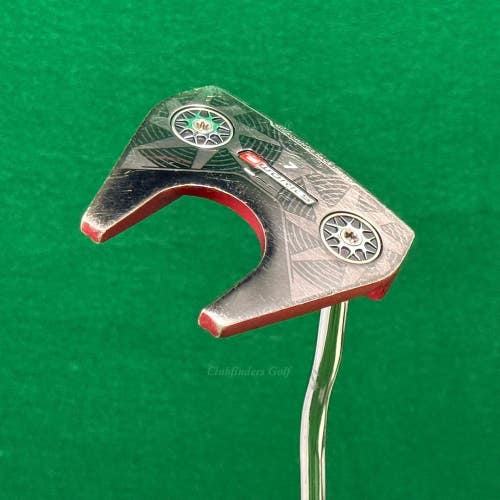 Odyssey O-Works Red 7 35" Double-Bend Mallet Putter Golf Club w/Super Stroke