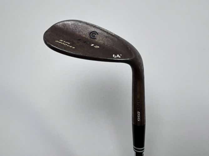 Cleveland CG12 DSG RTG+ Lob Wedge LW 64* 12 Bounce Traction Wedge Steel Mens RH