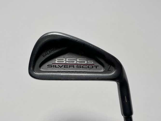 Tommy Armour 855 S Silver Scot Single 2 Iron Tour Step II Stiff Steel Mens RH