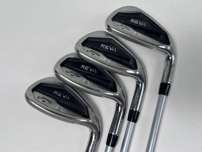 Callaway REVA Iron Set 7-PW Reva Ladies Graphite Womens RH Undersize Grips