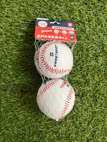 Spaseball Sweetspot Plastic Baseball | 2-Pack