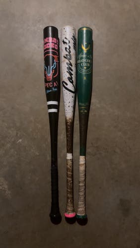 2026 Combat MFG Spec A1 Alloy BBCOR Certified Bat (-3) 29 oz 32" (Used)