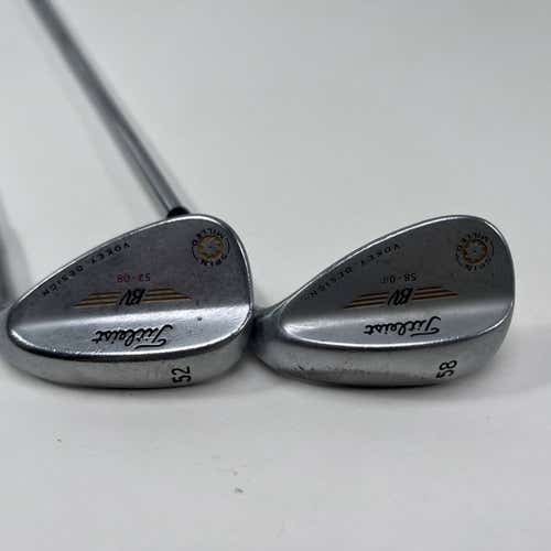 Titleist Vokey Spin Milled CC Chrome Wedge Set 52* 8 | 58* 4 TT DG Stiff RH