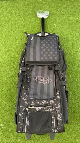 Boombah Superpack XL Rolling Bat Bag USA Clandestine (New)