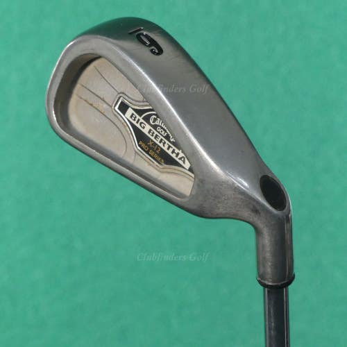 Callaway Big Bertha X-12 Pro Series Single 6 Iron Factory Rifle Steel Stiff