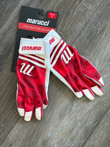 Large Marucci Batting Gloves (New)
