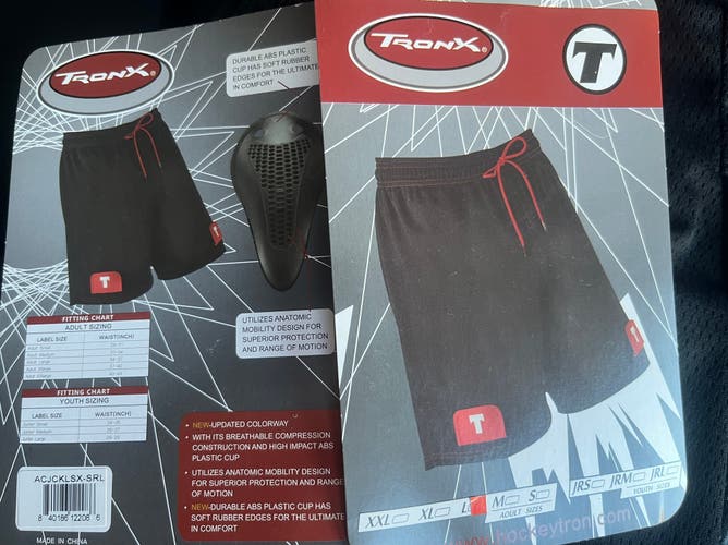 Tron Men’s Large Loose Fit Mesh Jock Shorts with Cup