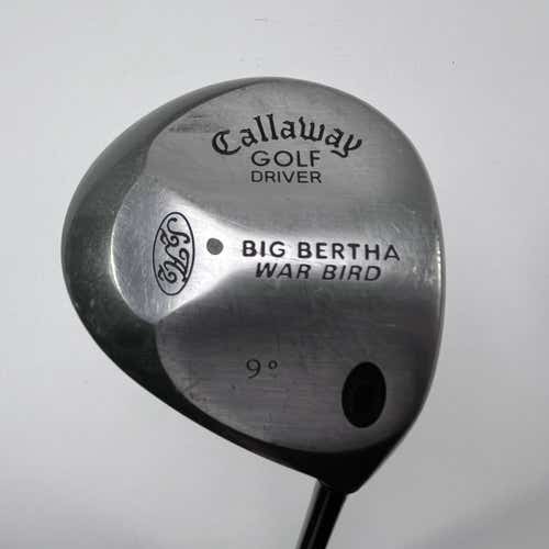 Callaway Big Bertha Warbird Driver 9* RCH 96 74g Firm Graphite Mens RH