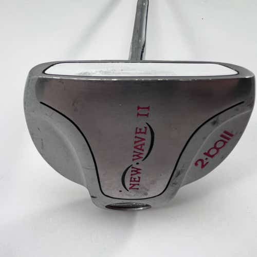 Edtheclubmaker New Wave II 2 Ball Putter 40.5" Center Shaft RH NEW 17" Long Grip