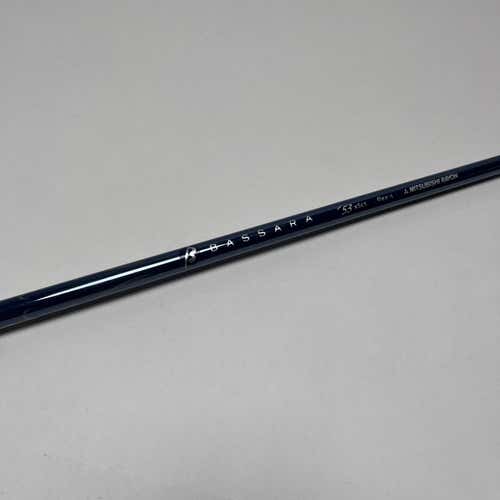 Mitsubishi Rayon Bassara F 53x5ct 53g Stiff Driver Shaft 44.75" -Titleist