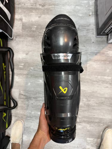 Senior Bauer Supreme Mach 15" Shin Pads (New)