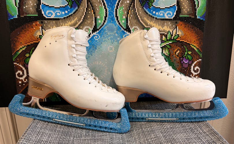 EDEA Figure Skates B Adult 8 (Used)