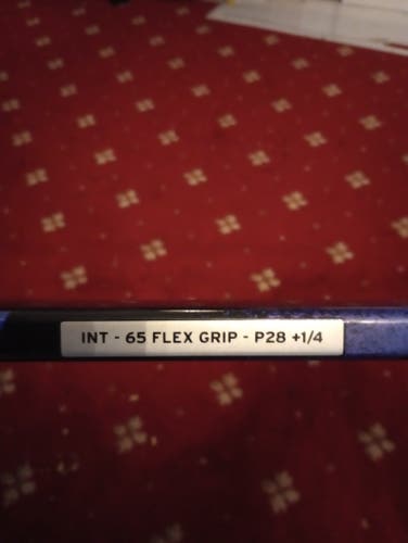 Intermediate CCM Ribcor Trigger 10 Pro Right Handed Hockey Stick P28+1/4 65 Flex (New)