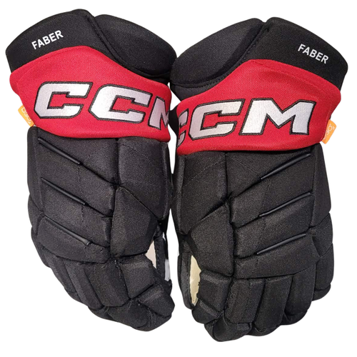 New CCM HGPJS FABER Pro Stock Gloves 14"