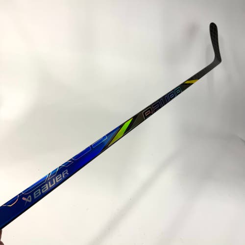 Used Left Blue/Gold Bauer Nexus Tracer | 82 Flex Oates Pro Curve Grip | AB645