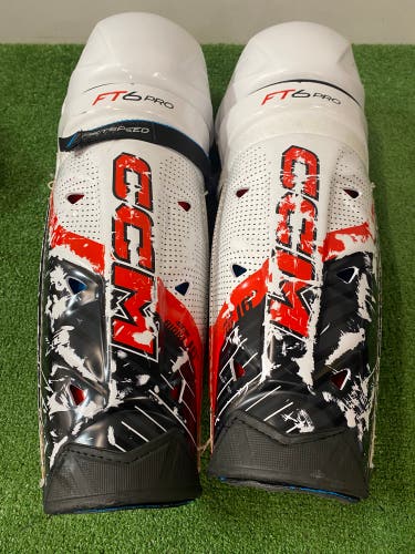 Senior CCM JetSpeed FT6 Pro Shin Pads 16" (Used)