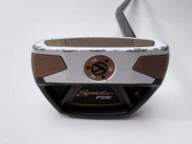 TaylorMade Spider FCG Single Bend Putter 34" SuperStroke Claw 2.0 Mens RH