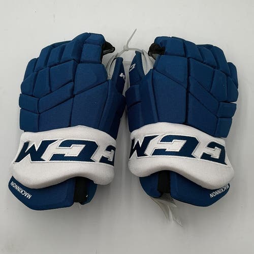 (NEW) Colorado Avalanche Pro Stock CCM HGTK Gloves 14” Nathan MacKinnon