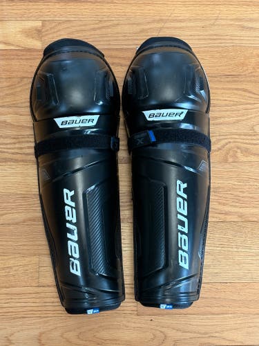 Senior Bauer X 15" Shin Pads (Used)