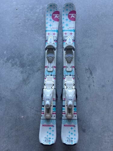 Kid's Rossignol Terrain 92 cm Skis With Look KidX 4.5 Bindings (Used)