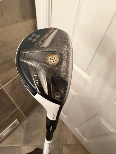 TaylorMade FCT Rescue 18* 3 Graphite Aldila RIP 65 Stiff Flex Right Handed