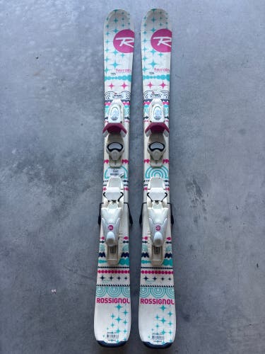 Kid's Rossignol Terrain 104 cm Skis With Look KidX 4.5 Bindings (Used)