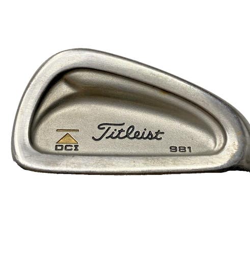 Titleist DCI 981 Gold 5 Iron Demo Tri-Spec Stiff Steel 38" RH New Midsize Grip
