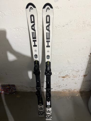 HEAD WC Rebels i.SL RD 156 cm Racing Skis With Bindings Max Din 14 (Used)