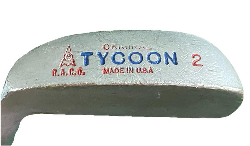 Raco Golf Original TYCOON II Napa Blade Putter RH 34.5" Steel Good Factory Grip