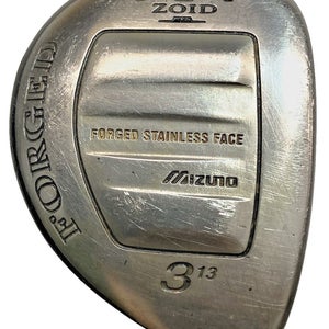 Mizuno T-Zoid Forged Stainless Strong 3 Wood 13* RH 65g Stiff Graphite 42.5"