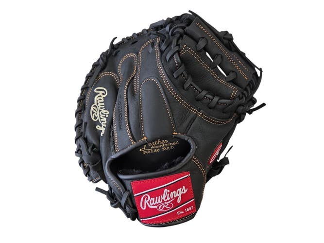 Used Rawlings RENEGADE BB/SB Catchers RH Throw Black 32 1/2" 11450-S000528064