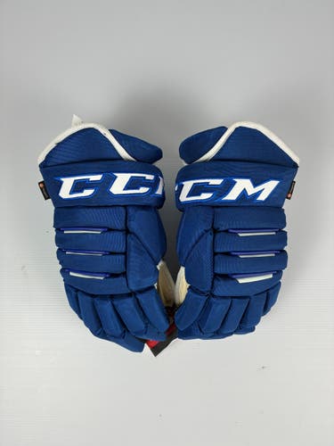 New 15" CCM Tacks 4 Roll Pro 2 Hockey Gloves - Royal