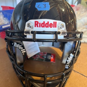 NEW RIDDELL YOUTH SPEED CLASSIC FOOTBALL HELMET - MEDIUM - BLACK