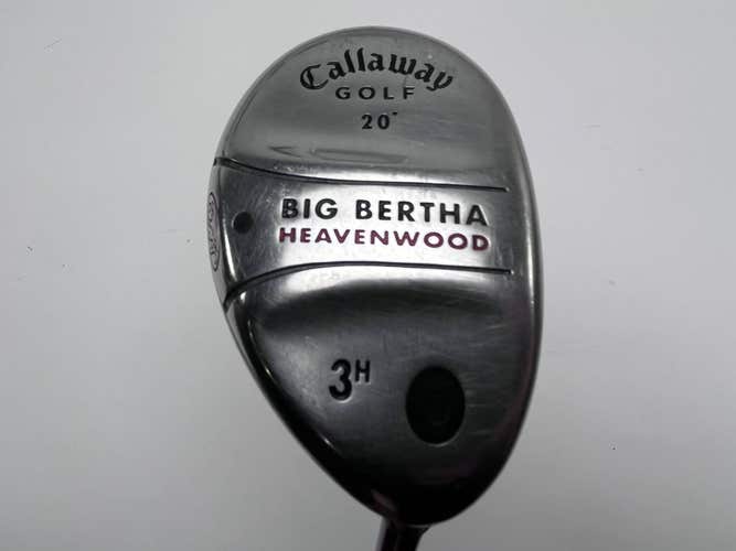 Callaway Big Bertha Heavenwood 3 Hybrid 20* RCH 75w Firm Graphite Mens RH