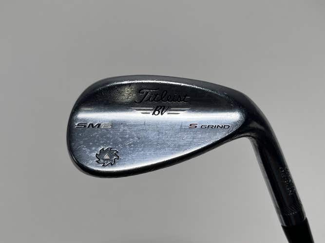Titleist Vokey SM6 Tour Chrome Wedge 56* 10 Bounce S-Grind Wedge Steel Mens RH