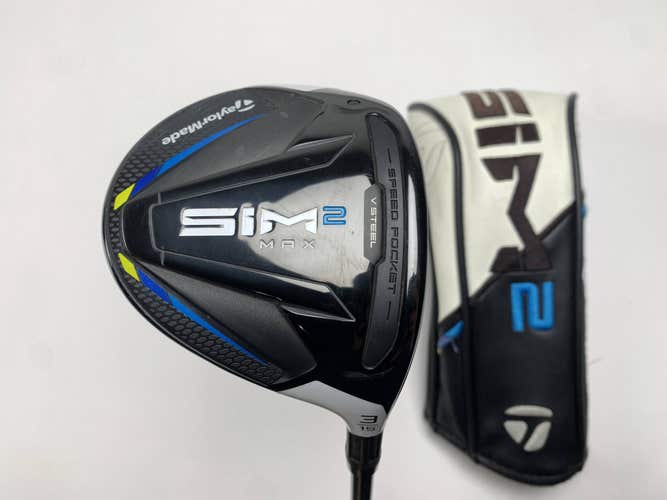 TaylorMade SIM2 MAX 3 Fairway Wood 15* Fujikura Ventus Blue 6-S Stiff RH HC