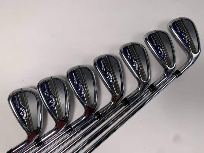 Callaway Paradym X Iron Set 4-PW True Temper Elevate MPH 85g Regular Steel RH