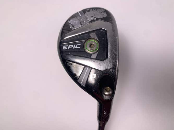 Callaway Epic 3 Hybrid 20* Mitsubishi Rayon Kuro Kage 80g Stiff Graphite Mens RH