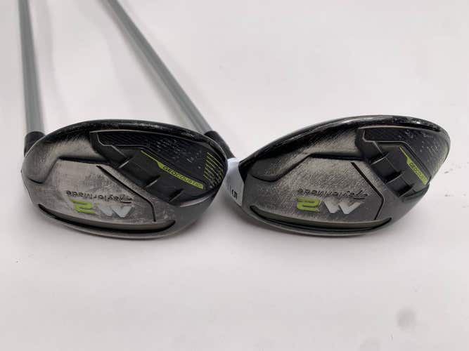 TaylorMade M2 2017 4 & 5 Hybrid Set 22* 25* 45g Ladies RH Undersize Grips
