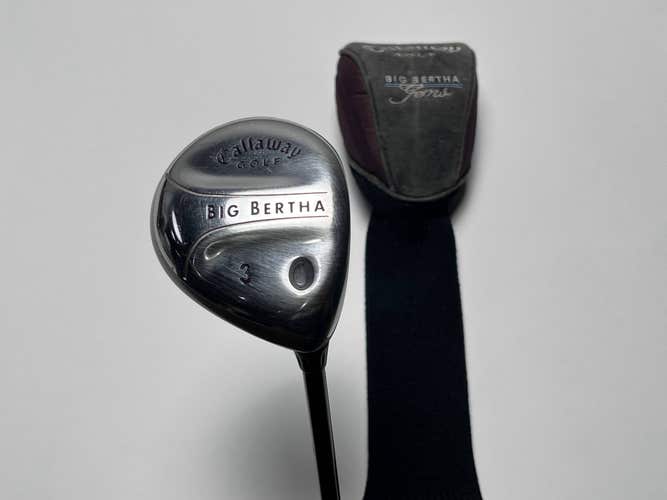 Callaway Big Bertha 2004 3 Fairway Wood 15* Gems 55 Ladies Graphite Womens RH HC