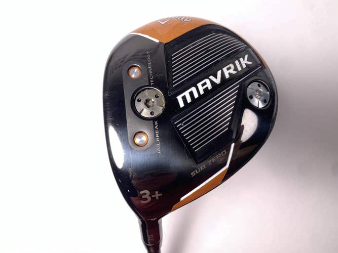 LEFTY Callaway Mavrik Sub Zero 3+ Fairway Wood 13.5* Rogue 130 MSI 70g Stiff LH